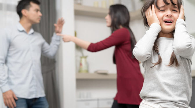 parents arguing near child